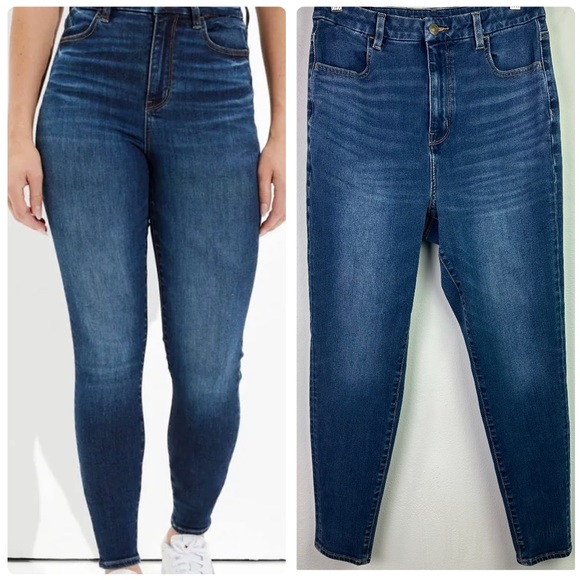 American Eagle Curvy Highest Rise Jegging Size 12 - Picture 1 of 10